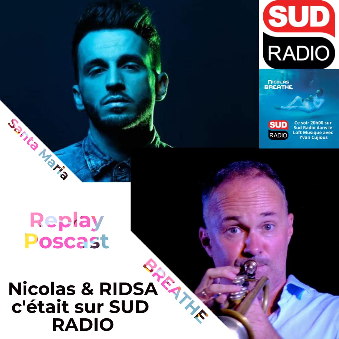 Nicolas & RIDSA streaming radio 1080x1080 px(1) Devant le miroir de sa loge, chapeau blue sur la tête, Nicolas parle