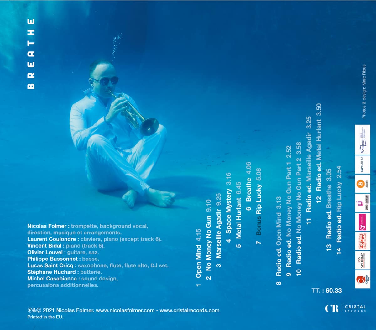 Nicolas Folmer Unipack - copie 5 Nicolas Folmer couvertude CD Breathe