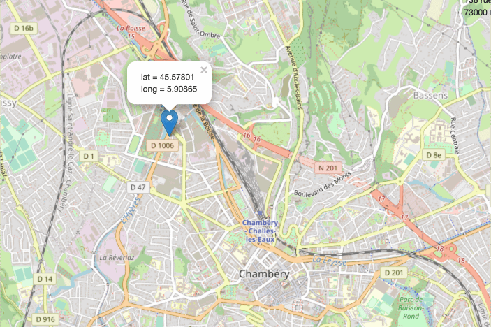 Jazz Club de Savoie plan d'accès